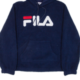 FILA Fleece Womens Blue Hoodie S