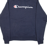 CHAMPION Mens Blue Hoodie S