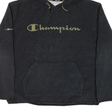 CHAMPION Fleece Mens Black Hoodie L