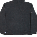 CHAMPION Fleece Mens Black Hoodie L