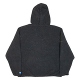 CHAMPION Fleece Mens Black Hoodie L