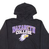 CHAMPION Nazareth College Mens Black Hoodie USA M