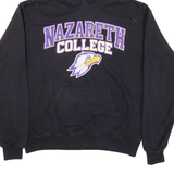 CHAMPION Nazareth College Mens Black Hoodie USA M