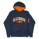 BLUE 84 Illinois BIG Mens Blue Hoodie USA M