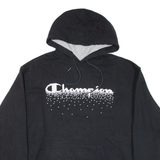 CHAMPION Mens Black Hoodie XL