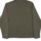 CHAMPION Womens Green Hoodie L