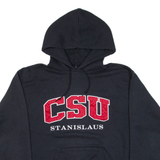CHAMPION CSU Stanislaus Mens Black Hoodie USA M