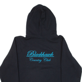RUSSELL ATHLETIC Blackhawk Country Club Mens Black Hoodie USA S