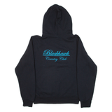 RUSSELL ATHLETIC Blackhawk Country Club Mens Black Hoodie USA S