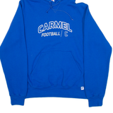 RUSSELL ATHLETIC Carmel Football Mens Blue Hoodie USA S
