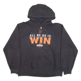 MAJESTIC Mens Black Hoodie USA L