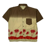Overstreet Hawaiian Shirt - Large Beige Cotton
