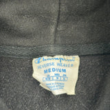 Reverse Weave Champion College Hoodie - Medium Black Cotton Blend