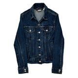 Made In USA Levis Denim Jacket - Small Dark Wash Cotton