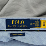Polo By Ralph Lauren Slim Fit Chinos - 34W 30L Grey Cotton