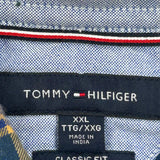Tommy Hilfiger Checked Shirt - 2XL Blue Cotton
