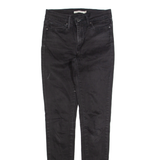 LEVI'S Womens Jeans Black Slim Skinny W26 L32