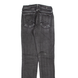 7 FOR ALL MANKIND Womens Jeans Grey Slim Skinny Stone Wash W26 L30