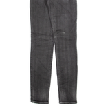 7 FOR ALL MANKIND Womens Jeans Grey Slim Skinny Stone Wash W26 L30