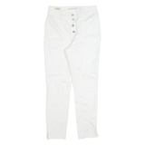 LEVI'S 721 High Rise Ankle BIG E Womens Jeans White Slim Skinny W26 L26