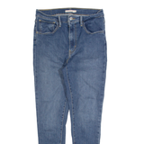 LEVI'S Mile High Womens Jeans Blue Slim Skinny Stone Wash W27 L27