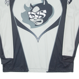 IXS Mens Jersey Grey Long Sleeve High Neck XL