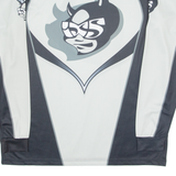 IXS Mens Jersey Grey Long Sleeve High Neck XL