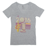 ADIDAS 2016 NBA Champions Mens T-Shirt Grey V-Neck M