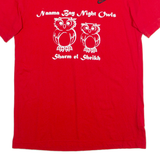 NIKE Slim Fit Night Owls Mens T-Shirt Red M