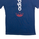 ADIDAS Mens T-Shirt Blue S