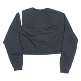 NIKE Cropped Womens Sweatshirt Black Crew Neck S