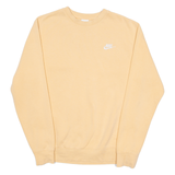 NIKE Mens Sweatshirt Orange Crew Neck XS