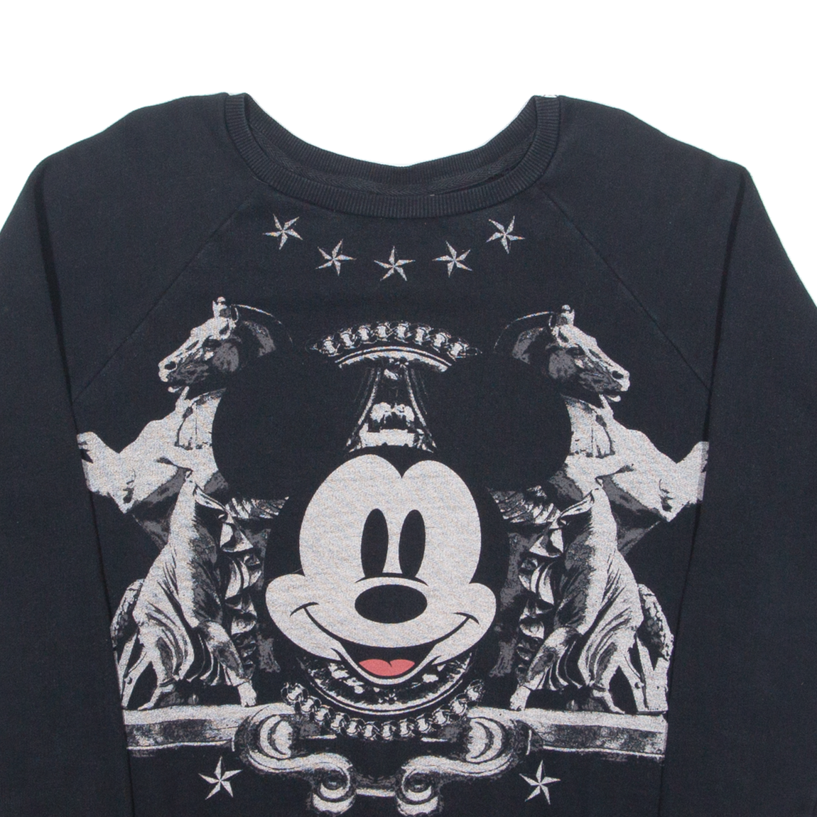 DISNEY Mickey Mouse Mens Sweatshirt Black S