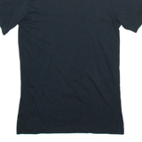 NIKE Mens T-Shirt Black V-Neck XS