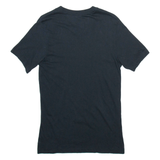 NIKE Mens T-Shirt Black V-Neck XS