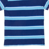 CHAPS Mens Polo Shirt Blue Striped S