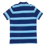 CHAPS Mens Polo Shirt Blue Striped S