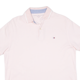 TOMMY HILFIGER Mens Polo Shirt Pink S