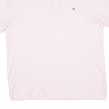 TOMMY HILFIGER Mens Polo Shirt Pink S