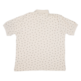 NAUTICA Fish Mens Polo Shirt Beige XL