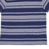 CHAPS Mens Polo Shirt Blue Striped XL