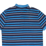 TOMMY HILFIGER Mens Polo Shirt Blue Striped XL