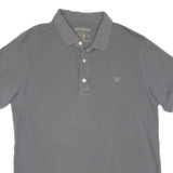 TRUE RELIGION Mens Polo Shirt Grey L