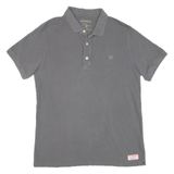 TRUE RELIGION Mens Polo Shirt Grey L