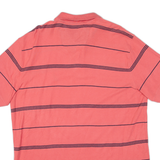 NAUTICA Mens Polo Shirt Pink Striped XL