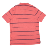NAUTICA Mens Polo Shirt Pink Striped XL
