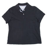 TOMMY HILFIGER Womens Polo Shirt Black L