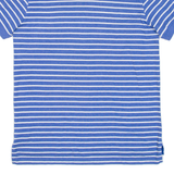 CHAPS Mens Polo Shirt Blue Striped M