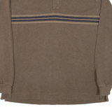 NAUTICA Mens Polo Shirt Green Long Sleeve M