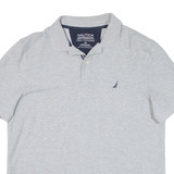 NAUTICA Mens Polo Shirt Grey L